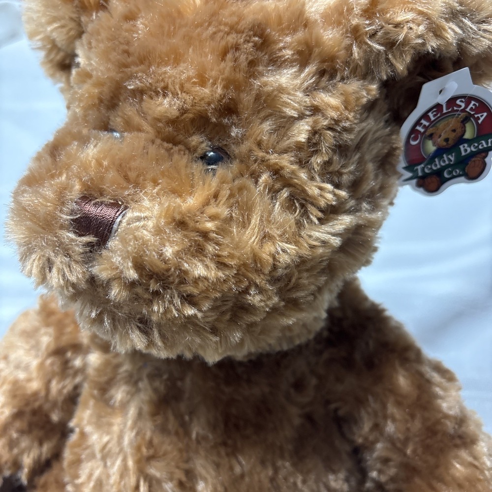 Chelsea 10" Traditional Bear Teddy Bear Brown Plush with Tags Soft